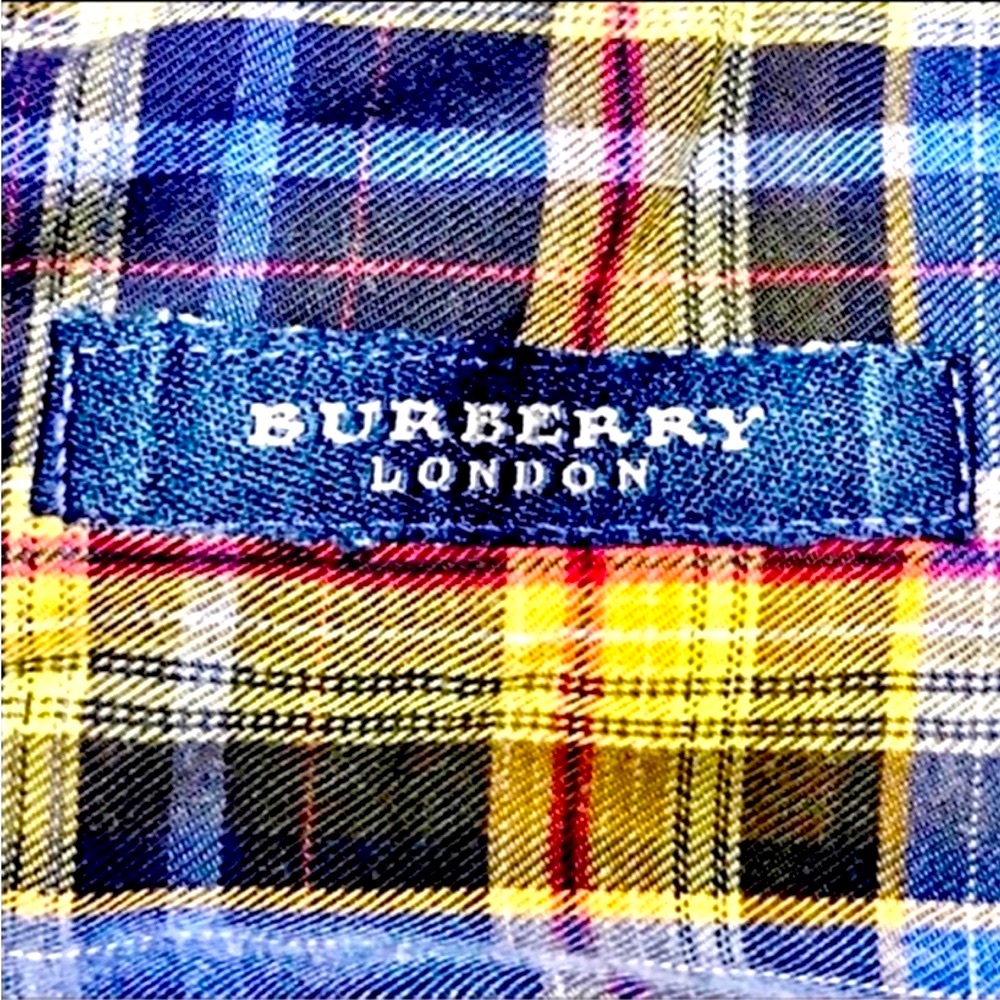 Authentic Burberry Small Scale Check Stretch Cott… - image 5